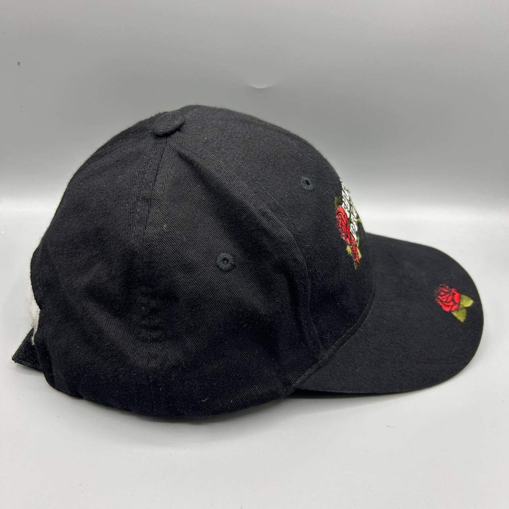 Harley Davidson Motorcycles‎ Hat Women Black Floral Strap Back Cap Cotton - Picture 4 of 8
